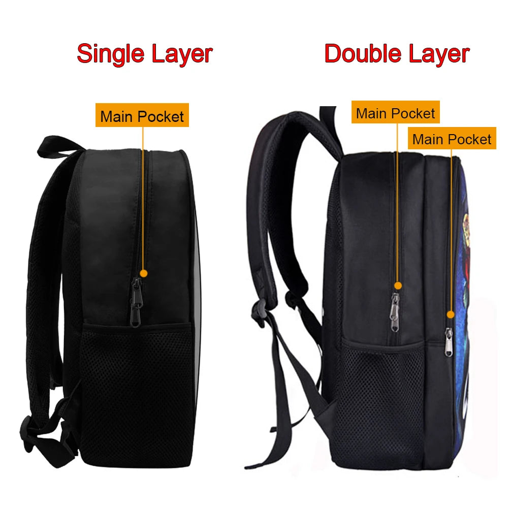 Afro School Bag for Teens, Casual Travel Rucksack